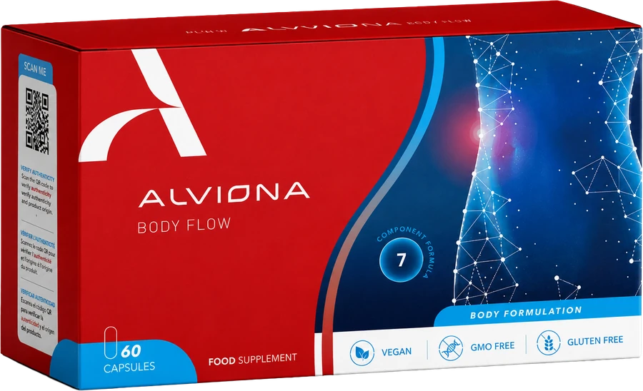Alviona Body Flow food supplement – 60 capsules